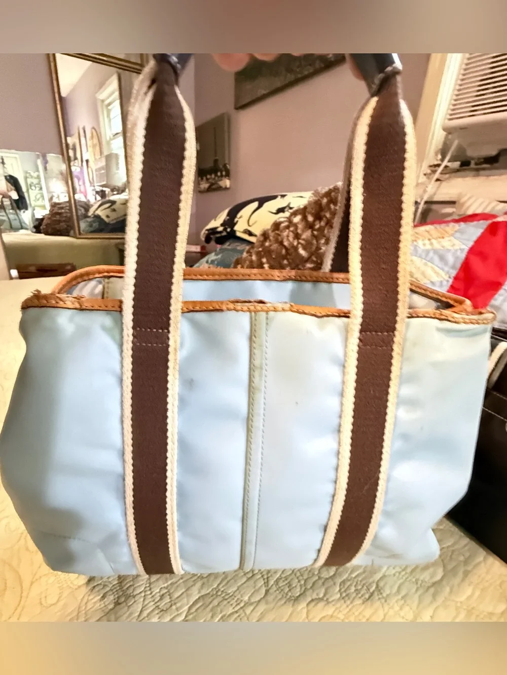Lot of 3 vintage Coach nylon Hampton Weekend project/rehab tote bags Women’s